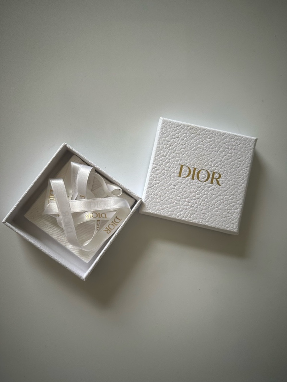 Dior Jewelry Gift Box with Gold Logo
